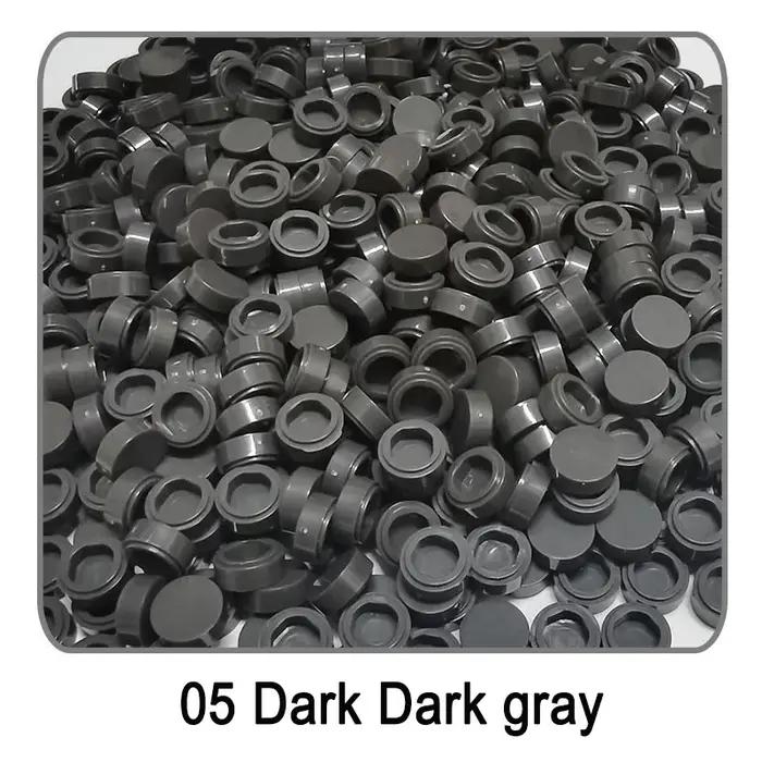 1000 pcs/lot carrelage 1x1 rond 98138 brique spéciale MOC bloc de construction petites particules briques pièces compati