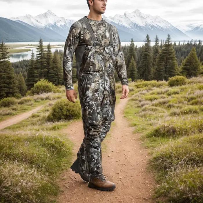 Salopette chasse hiver camouflage incinerator aerolite sur-mesure qualité chasse homme