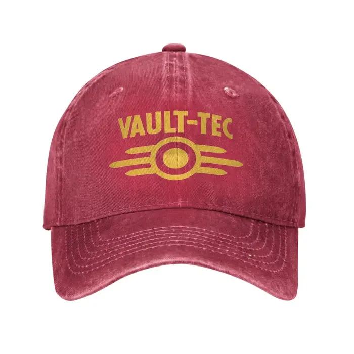 Vault Tec Logo Fallouted Game Sun Casquette de baseball Unisex-Adolescents Design Hip Hop Chapeau Été Tendance Tennis
