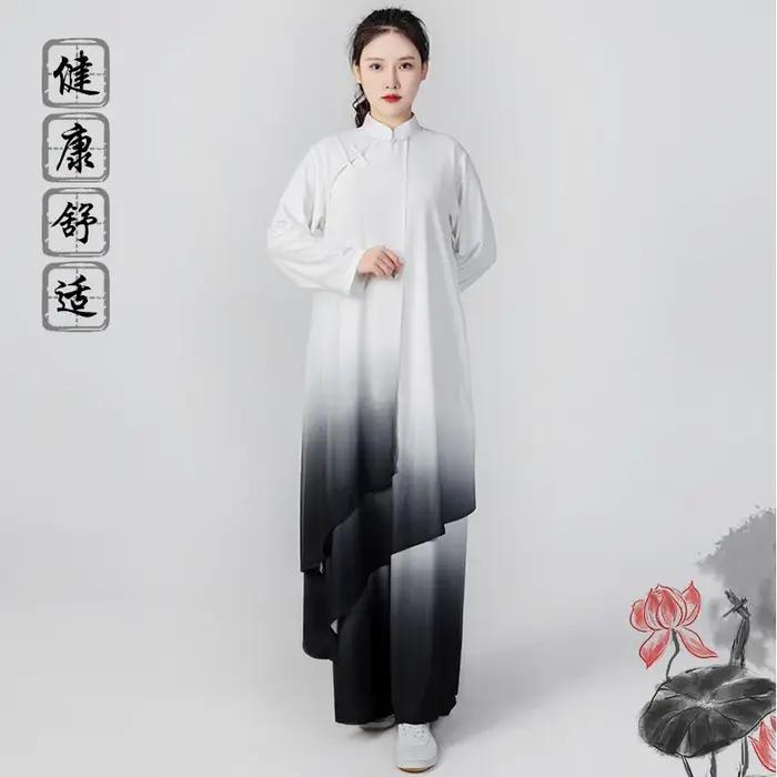 Vêtements traditionnels chinois TaiChi KungFu, uniforme Wushu, chemisier d'arts martiaux, hauts Wing