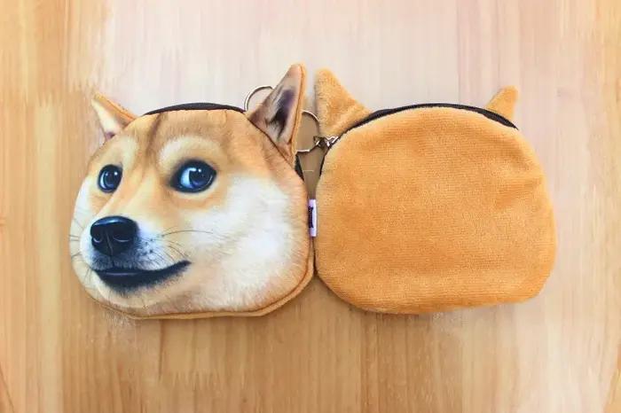 Sac de rangement mignon en forme de chien Akita Husky pour rangement et organisation des petits objets voyage pour enfants et adultes polyestère durable multicolore occasions spéciales