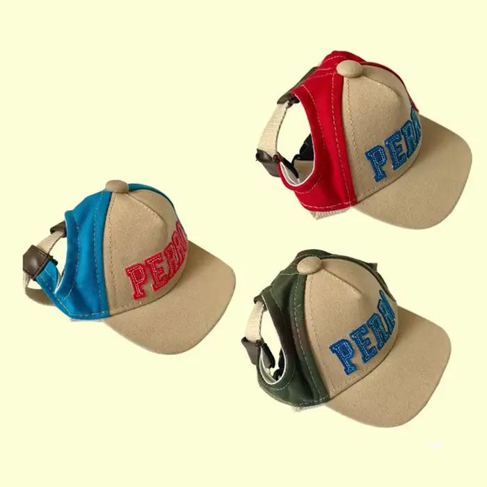 Casquette de sport avec lettre pour animaux de compagnie