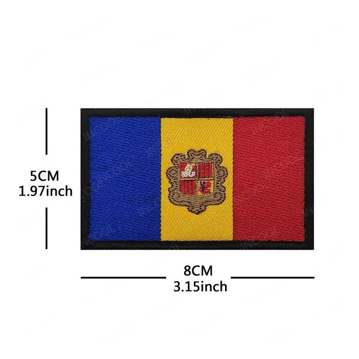Patchs Drapeaux Européens Brodés 3D Appliques Tactiques Badge Accessoires Vêtements Sac Occasions Spéciales