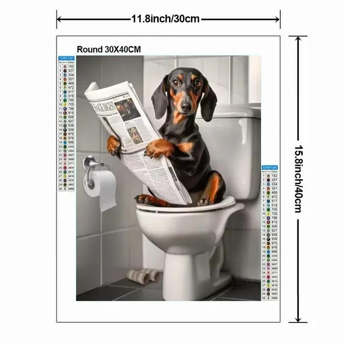 Teckel 5D diamant peinture mignon chien de compagnie Art mosaïque Portrait bricolage