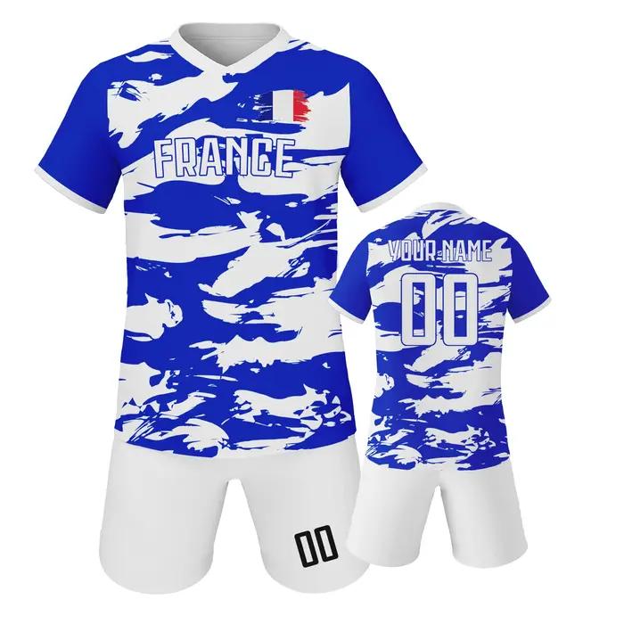 Maillot de Football de France Personnalisé pour Enfant