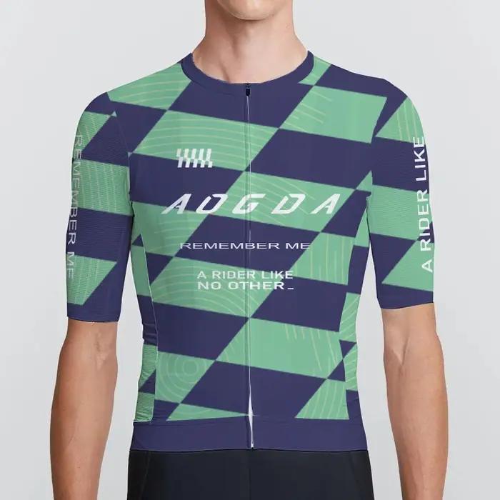 Aogda-Maillot de cyclisme Pro Air pour hommes, maillot de vélo léger Aero à manches courtes, vêtements de vélo respirants et ajustés