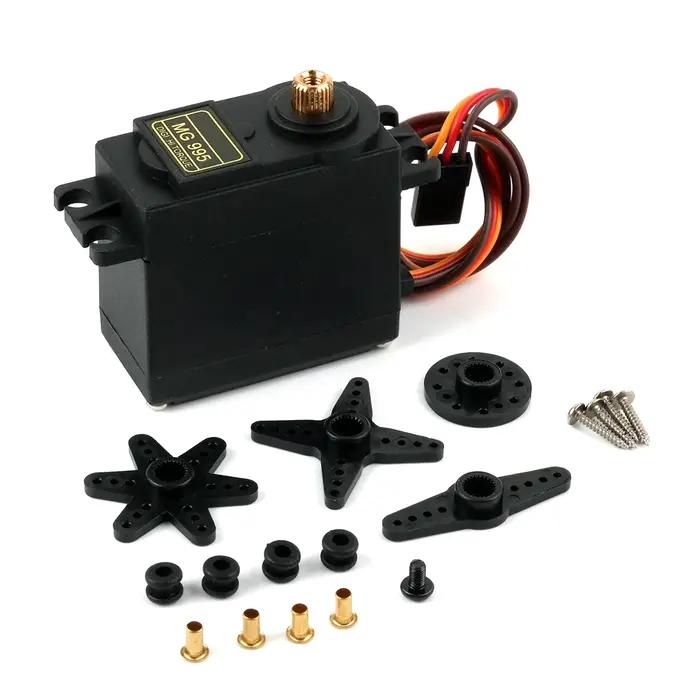 Servos RC numériques Standard MG995, 15KG, 180/270/360 degrés, tout engrenage métallique pour Arduin