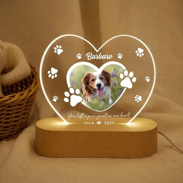 Cadeau personnalisé pour perte d'animaux de compagnie