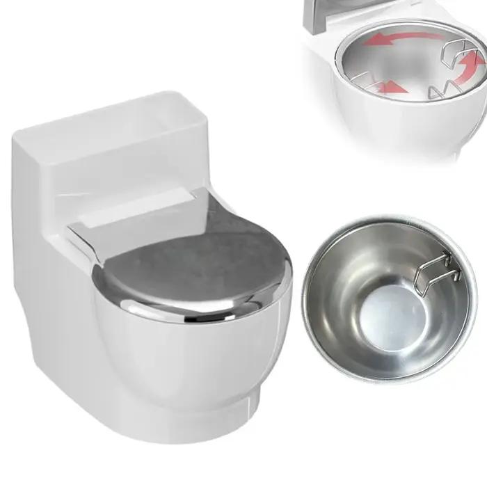 Gamelle pour animaux de compagnie au design amusant en forme de toilettes