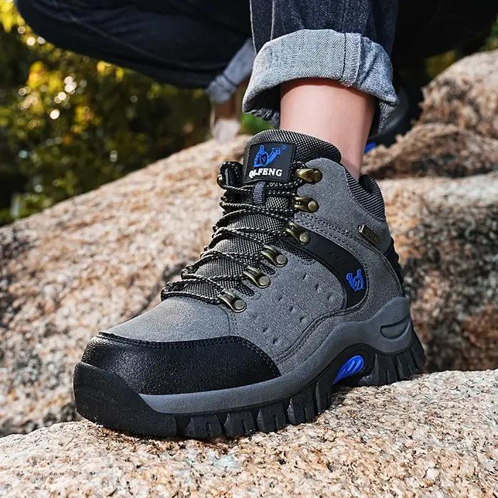 2025 grande taille Couples en plein air montagne désert escalade chaussures hommes femmes cheville r