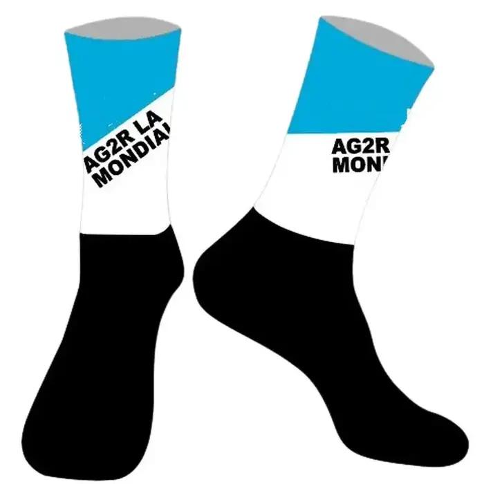 Chaussettes/Gants de cyclisme AG2R CMA CGM TEAM découpés au laser, une paire, 2026