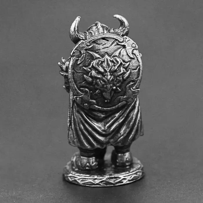 Figurine de Soldat Viking sans Abri en Cuivre pour Décoration Intérieure et Accessoire de Bureau Original Occasions Spéciales