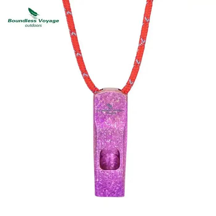 Sifflet de survie avec cordon, sifflet d'urgence fort et étanche pour équipement de sécurité en plein air, randonnée, kayak, chasse