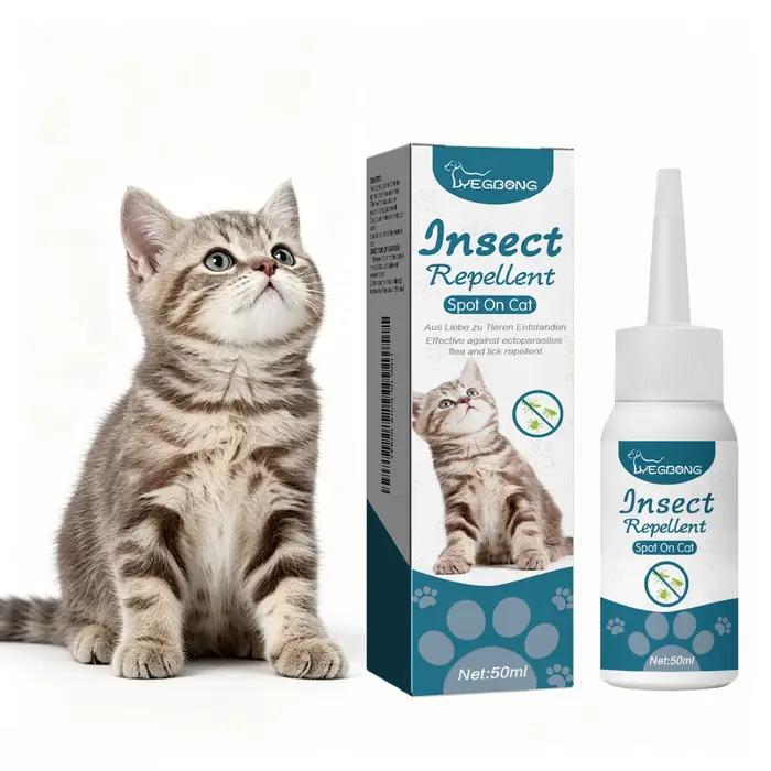 Gouttes anti-puces pour animaux de compagnie : élimination des tiques, poux et acariens chez les cha