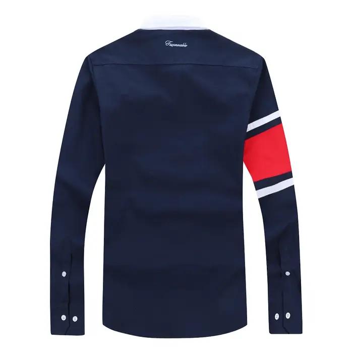 Nouvelle Chemise Homme Faconnable France à Manches Longues Style Français Tendance Décontractée Grande Taille pour Hommes