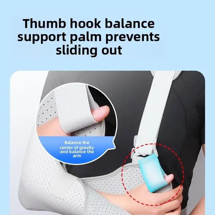 Attelle de fixation du bras avec protection de l'articulation du coude et support poignet-coude-avant-bras pour fracture et blessure occasionnelle à offrir pour femme et homme