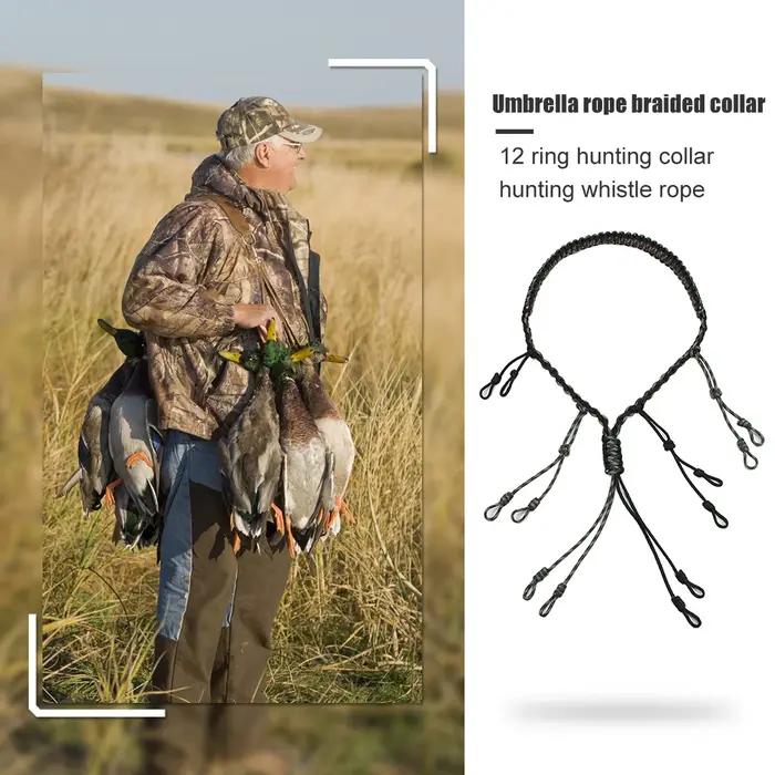 Lanière corde pour sifflets appel canard - Accessoire chasseur pour décrocher et organiser vos leurres