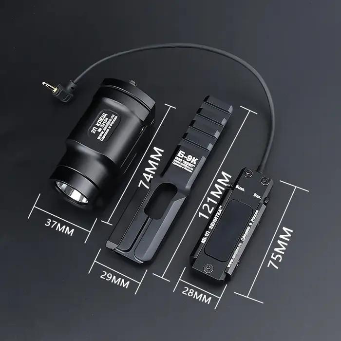 Zenitco K-2P DulMetal GEN 2 KLESwivel 2P AK-SD Arme Lumière Fit 20mm Rail Avec Joli Strobe html LED lampe de Poche injuste