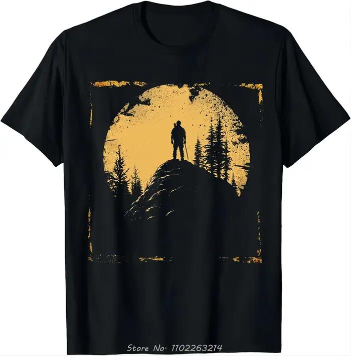 Mountain Challenge vêtements pour hommes Fitness T-shirt-escalade votre propre montagne T-shirt surdimensionné Camping