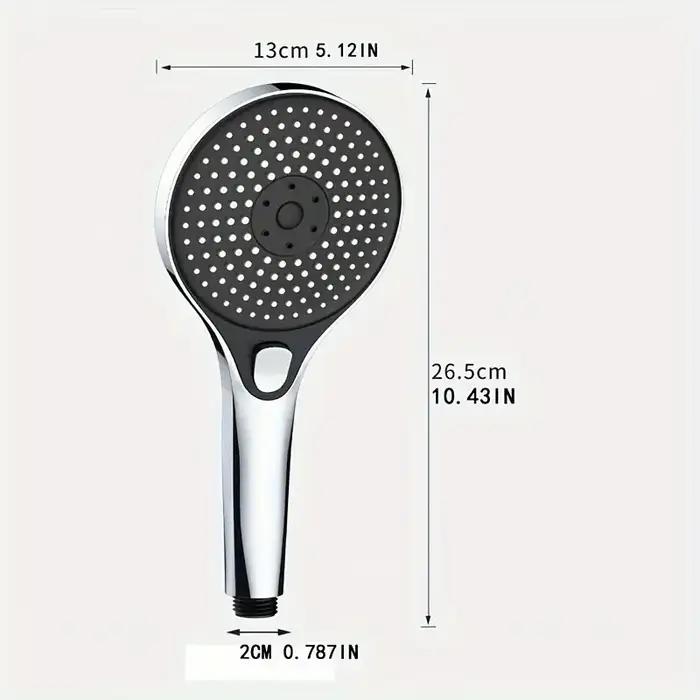 Pomme de douche haute pression trois vitesses grand panneau puissante universelle salle de bain set combinaison