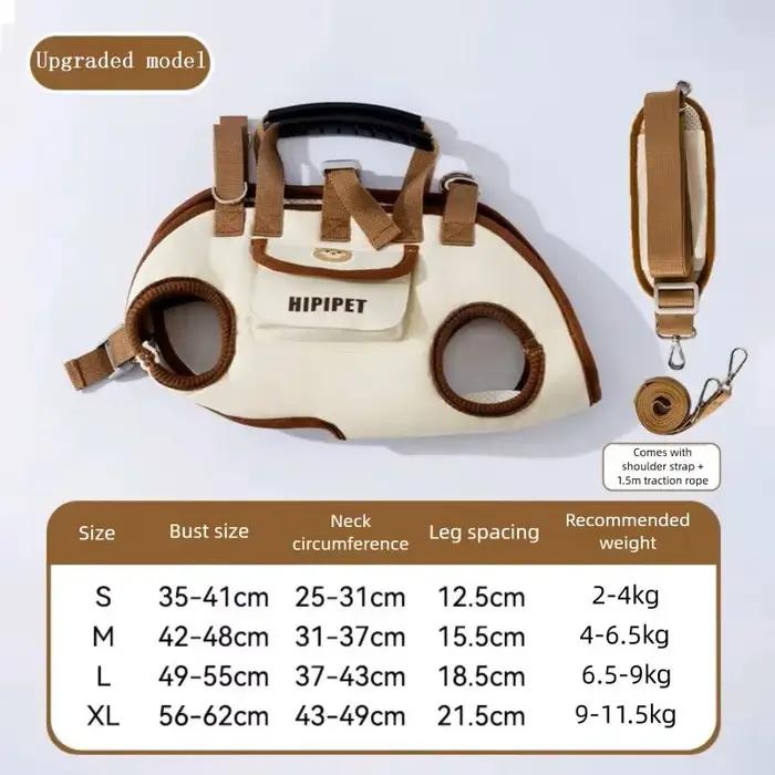 Sac de transport pour animaux de compagnie universel en tissu oxford pour chiens et chats de taille moyenne polyvalent pour randonnées et usages quotidiens
