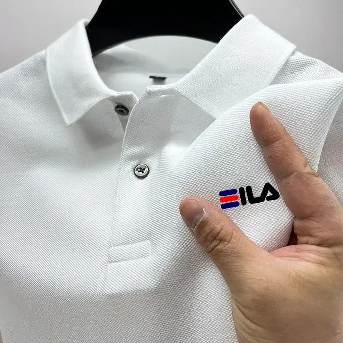 Nouveau polo pour homme d'été avec col rabattable, tendance, pour la pêche en plein air, décontracté