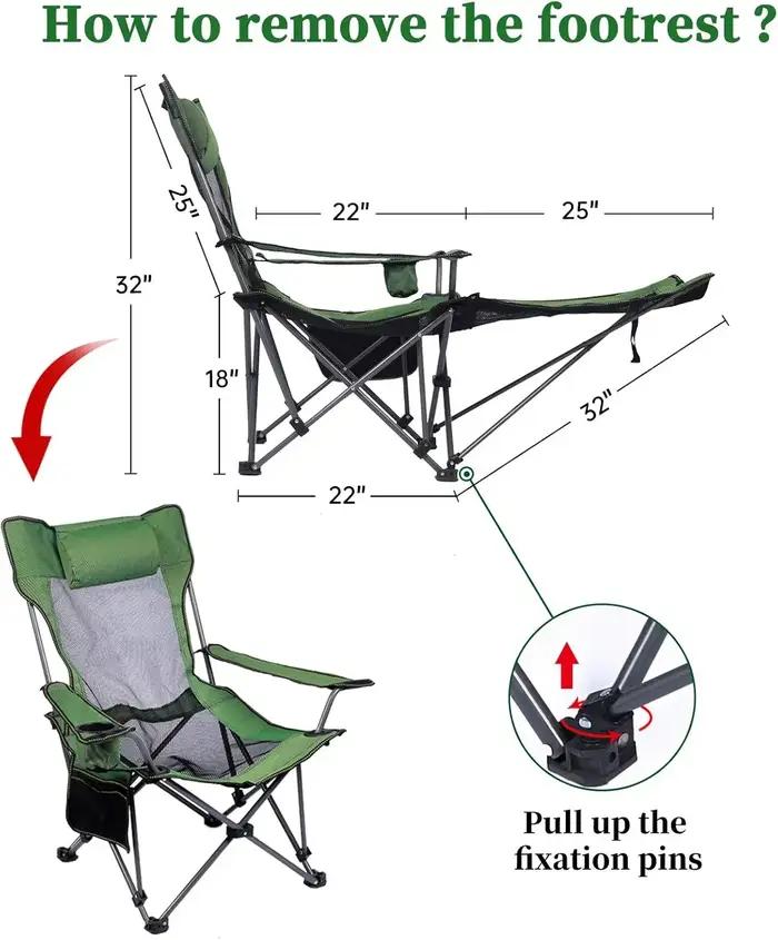 Chaise longue de Camping