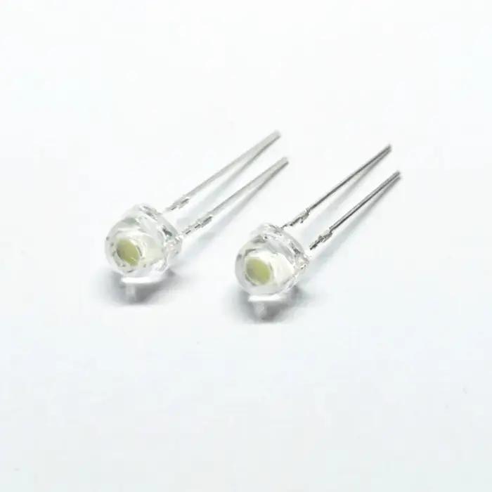 5V 12v LED 5mm 3mm perle SMD f5 f3 chapeau lampe ronde diodes dip USB voiture lumière blanc rouge ve