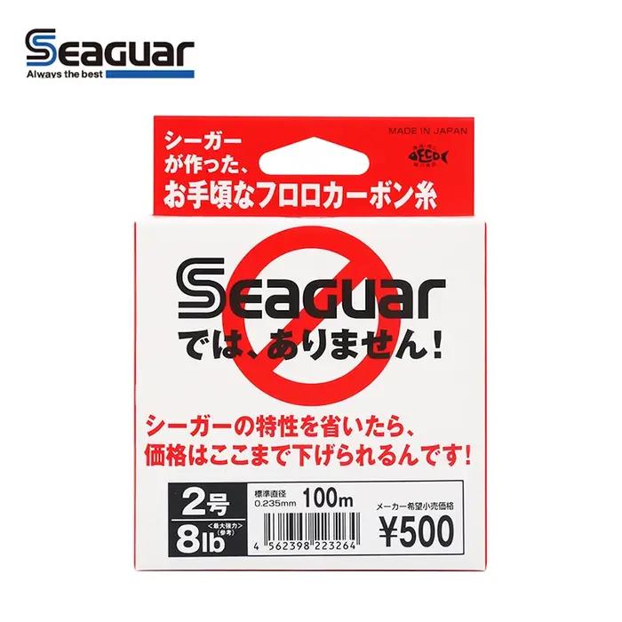 Seaguar-Fil de pêche en fibre de carbone fluorocarbone, 100m, 0.148-0.405mm, 3 à 25lb