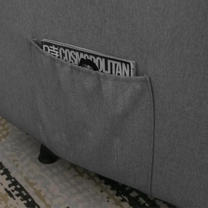 HORGgland-Fauteuil inclinable à bascule foetal der, chaise à bascule pour pépinière avec repose-pied