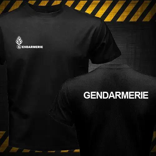 France Gendarmerie PSIG GIGN contre-terroriste Forces spéciales hommes T-shirt coton t-shirts