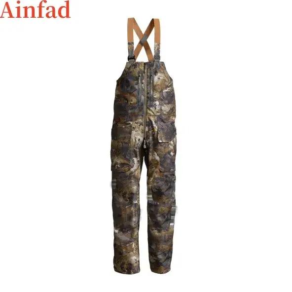 Pantalon camouflage chasse canard qualité supérieure bavette Hudson pour travail extérieur