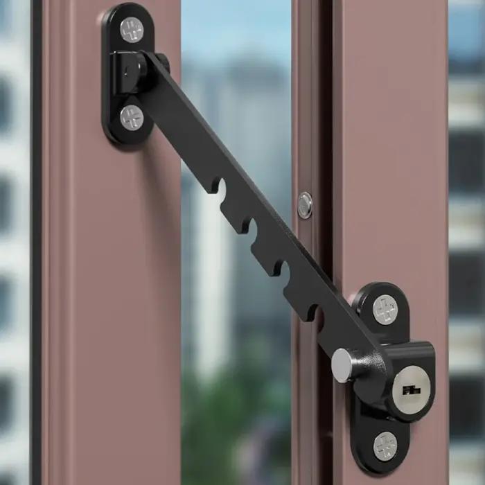 Attele de fenetre en acier au carbone avec systeme anti chute pour enfants protection de fenetre pour maison et cadeau d'occasion speciale