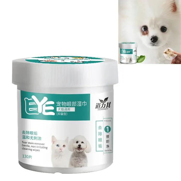 Lingettes nettoyantes pour les yeux pour chiens et chats, lingettes pour animaux de compagnie, tout