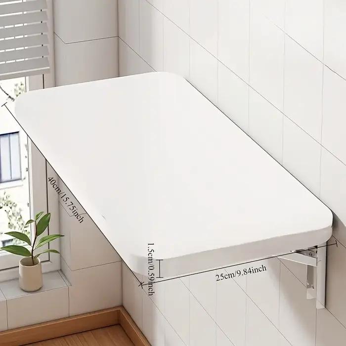 Support mural pliable sans déflecteur de poinçonnage, table à manger murale multifonctionnelle pour