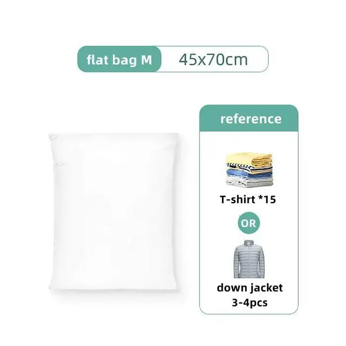 Aucune pompe requise sac de Compression sous vide pour ranger les vêtements sacs emballés vides organisateur de rangement accessoires de voyage