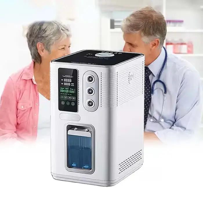 Générateur d'eau hydrogénée pour inhalation H2 à domicile