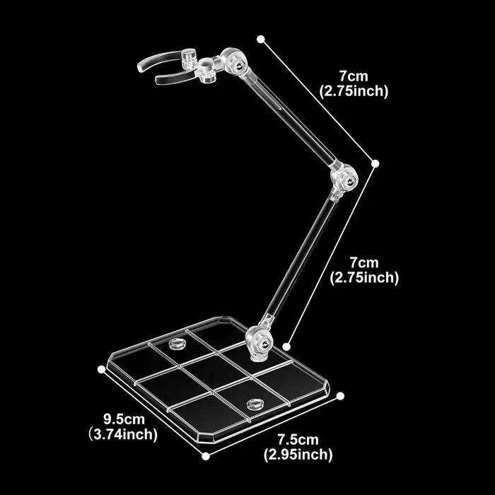 Présentoirs de figurines d'action 9 pièces transparents pour collectionner et présenter Gundam et autres figurines d'intérieur occasionnels