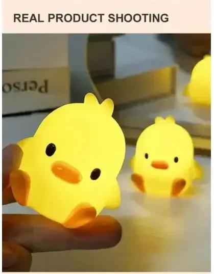 Canard veilleuse chambre décoration mignon dessin animé Animal veilleuse cadeaux de noël pour chambre d'enfants chevet lampe de couchage