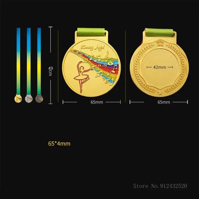 Médaille en métal avec logo personnalisé