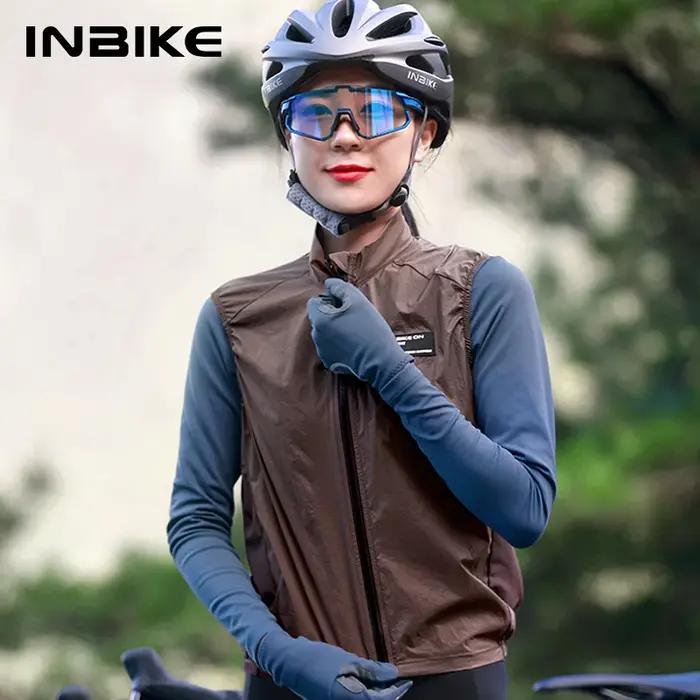 INBIKE – gilet de cyclisme sans manches pour femmes, veste de pluie légère pour course à pied, vêtem