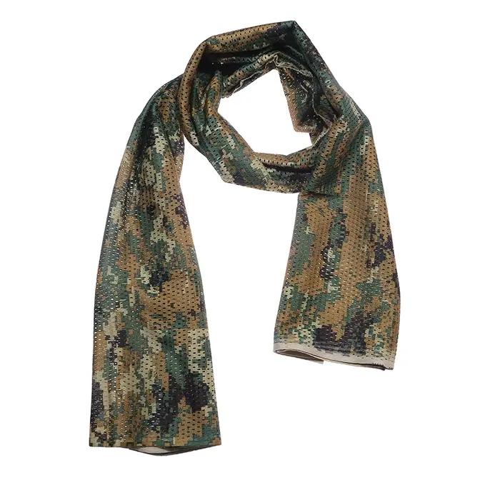 Foulard tactique camouflage mesh - Voile facial sniper pour chasse