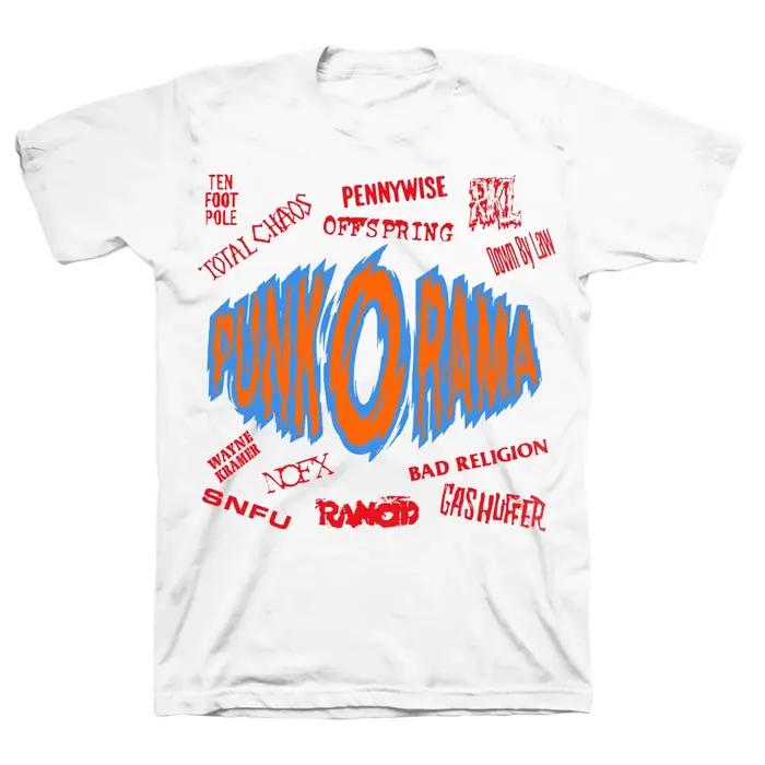 T-shirt en coton unisexe 2026 Rock Punk O Rama Graphic pour homme et femme, style streetwear vintage