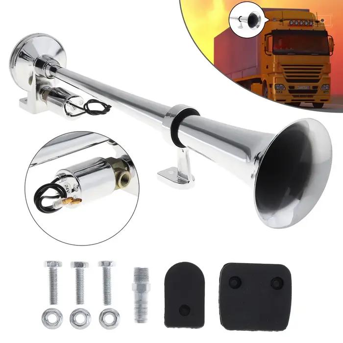 Trompent simple super forte pour voiture, klaxon à air, camion, bateau, train, camion, moto, camion,