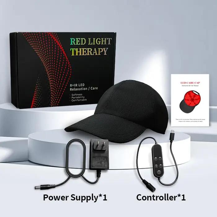 180 pièces LED infrarouges 660 & 850 & 940nm thérapie par la lumière rouge capuchon de croissance de