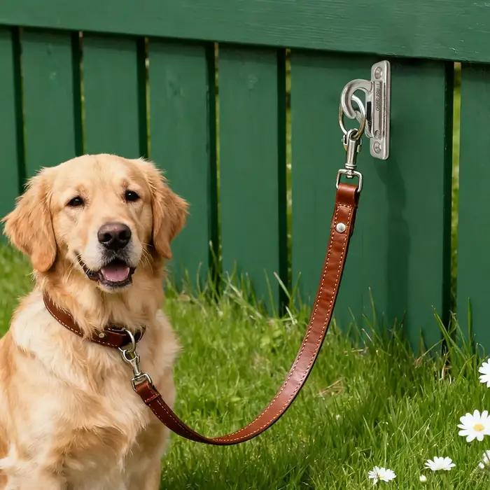 Crochet de fixation murale en acier inoxydable rouge pour laisses de chien support mural maison cour mur ordre élégance chiens propriétau chiens nouveau chiens routine quotidienne