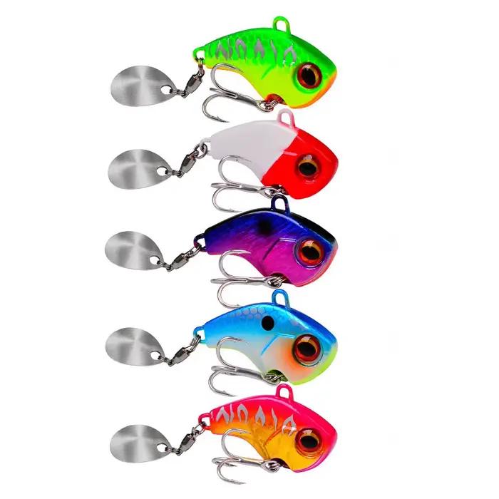 Leurres de pêche oscillant rotatif métal Vib Vibration appât