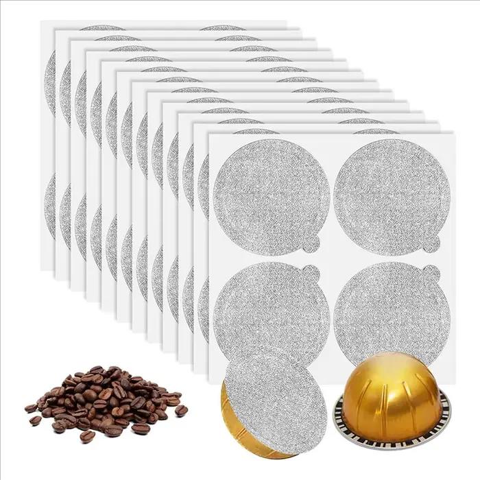A76G-feuilles d'aluminium couvercles joints-Reuse Capsules café dosettes 240 pièces