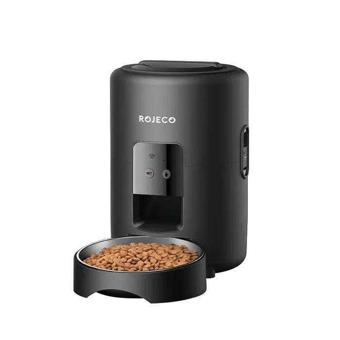 ROJECO Distributeur automatique de nourriture pour chat et chien 2L