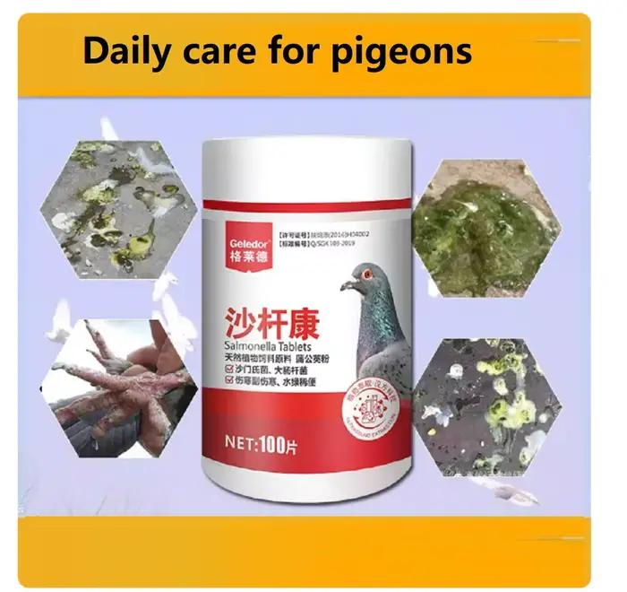 Comprimés de soins digestifs pour chiens et pigeons, solution contre la diarrhée et infections intestinales, entraînement de nouveaux animaux, usage en élevage de pigeons